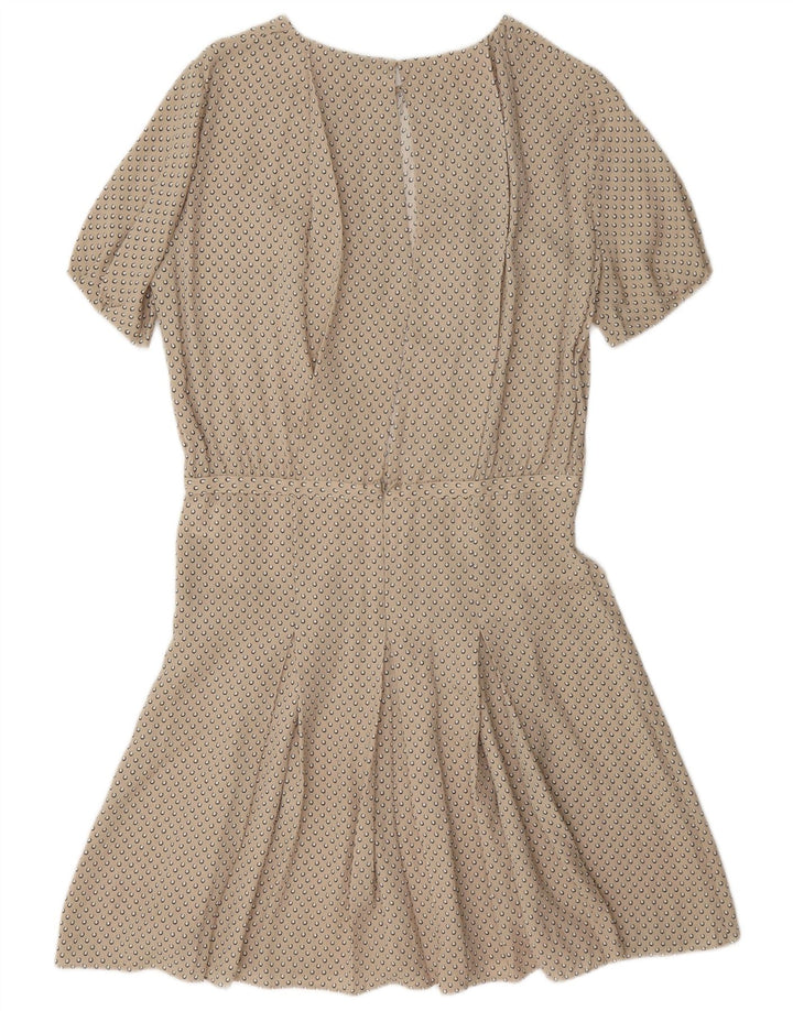 Joseph Γυναικείο φόρεμα A-Line EU 38 Medium Beige Silk Spotted