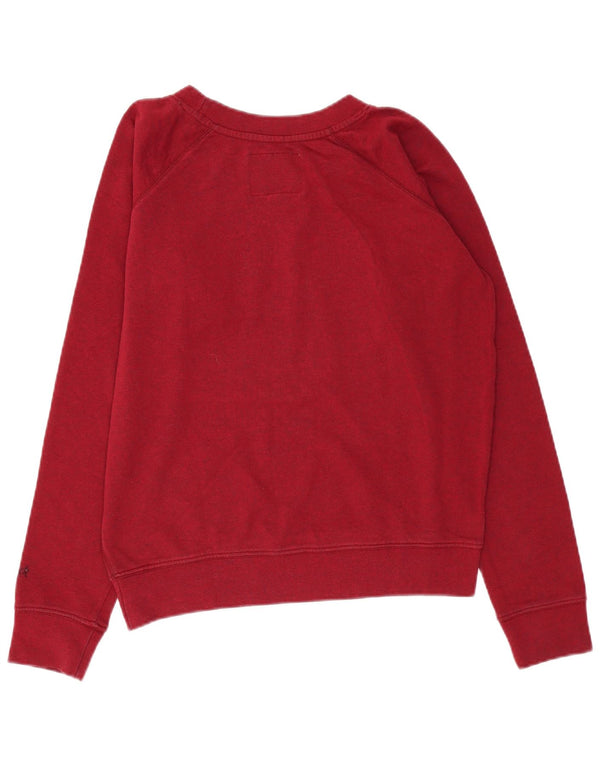 Hard Rock Cafe Γυναικεία φούτερ γραφικών Rome Jumper UK 16 Large Burgundy