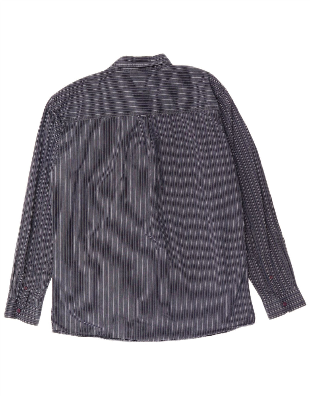 Lee Ανδρικό Πουκάμισο 2XL Navy Blue ριγέ βαμβακερό