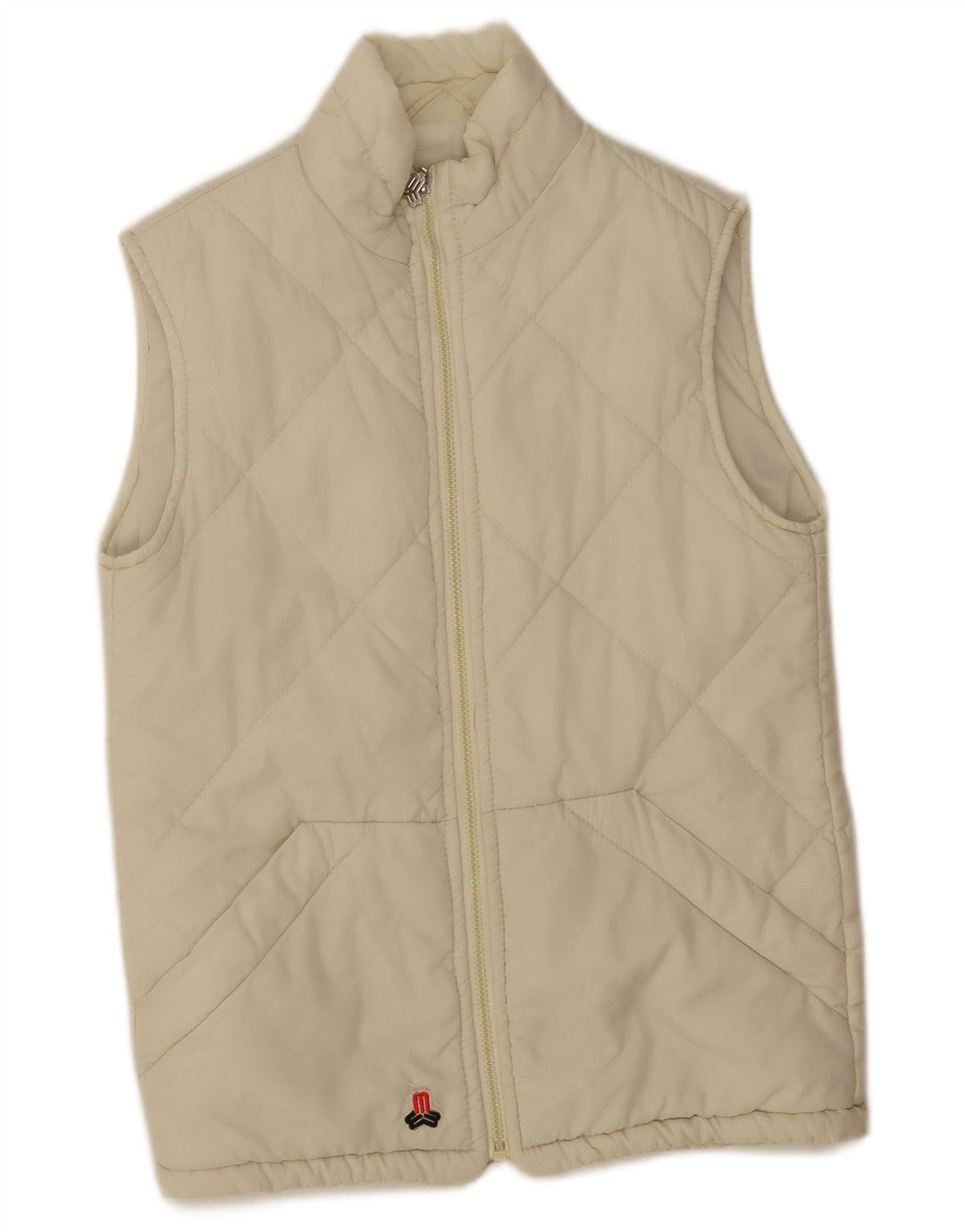 Maul Γυναικείο Oversized Καπιτονέ Gilet UK 6 XS Off White Polyamide