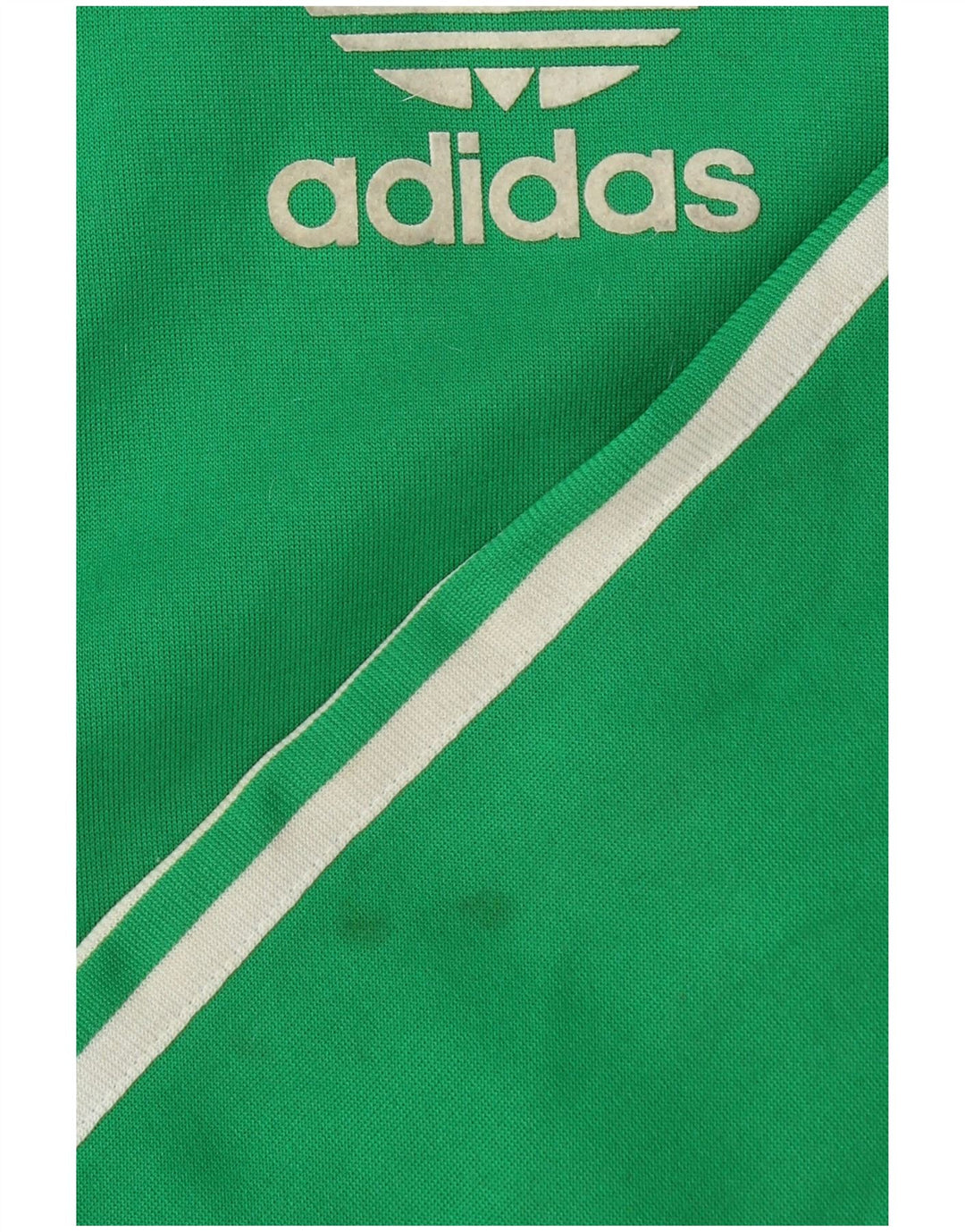 Ανδρικό πουλόβερ με κουκούλα με φερμουάρ ADIDAS XL πράσινο βαμβακερό