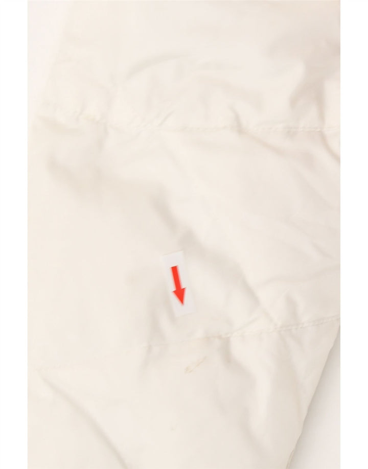 Guess Γυναικείο Μπουφάν με επένδυση UK 6 XS Λευκός Πολυεστέρας