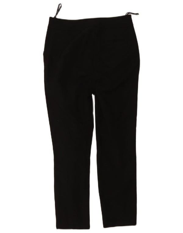 Warehouse Γυναικείο Slim Cropped Παντελόνι UK 8 Small W30 L25 Black Cotton