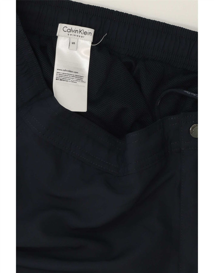 Ανδρικό σορτς κολύμβησης Calvin Klein Μικρό Navy Blue Polyester