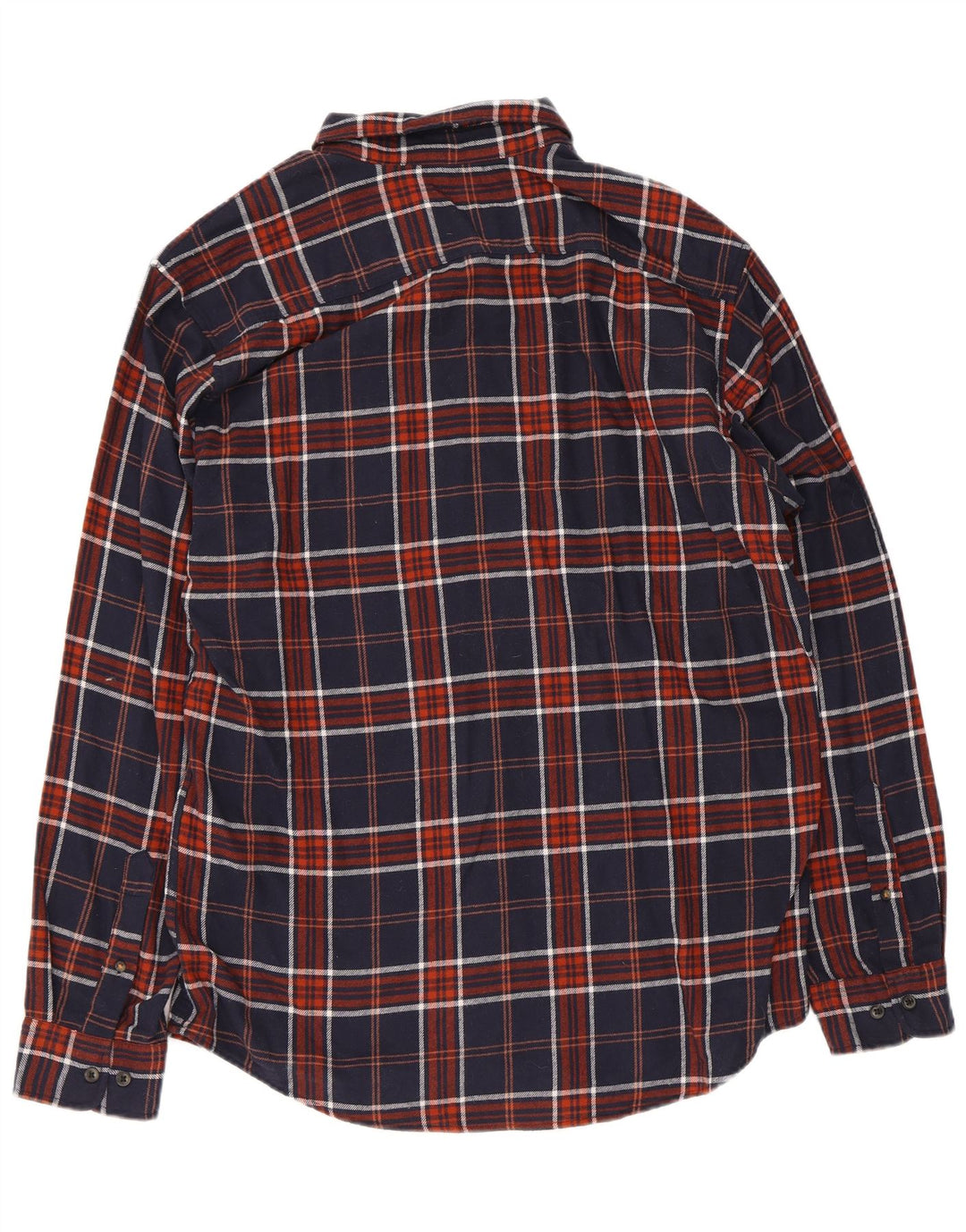 Jack & Jones Ανδρικό φανελένιο πουκάμισο XL Navy Blue Check Cotton