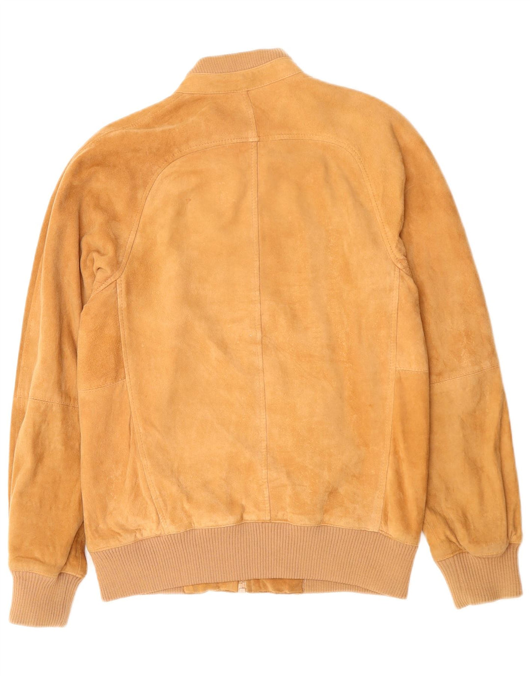 Vintage Ανδρικό Suede Bomber Jacket UK 38 Medium Brown