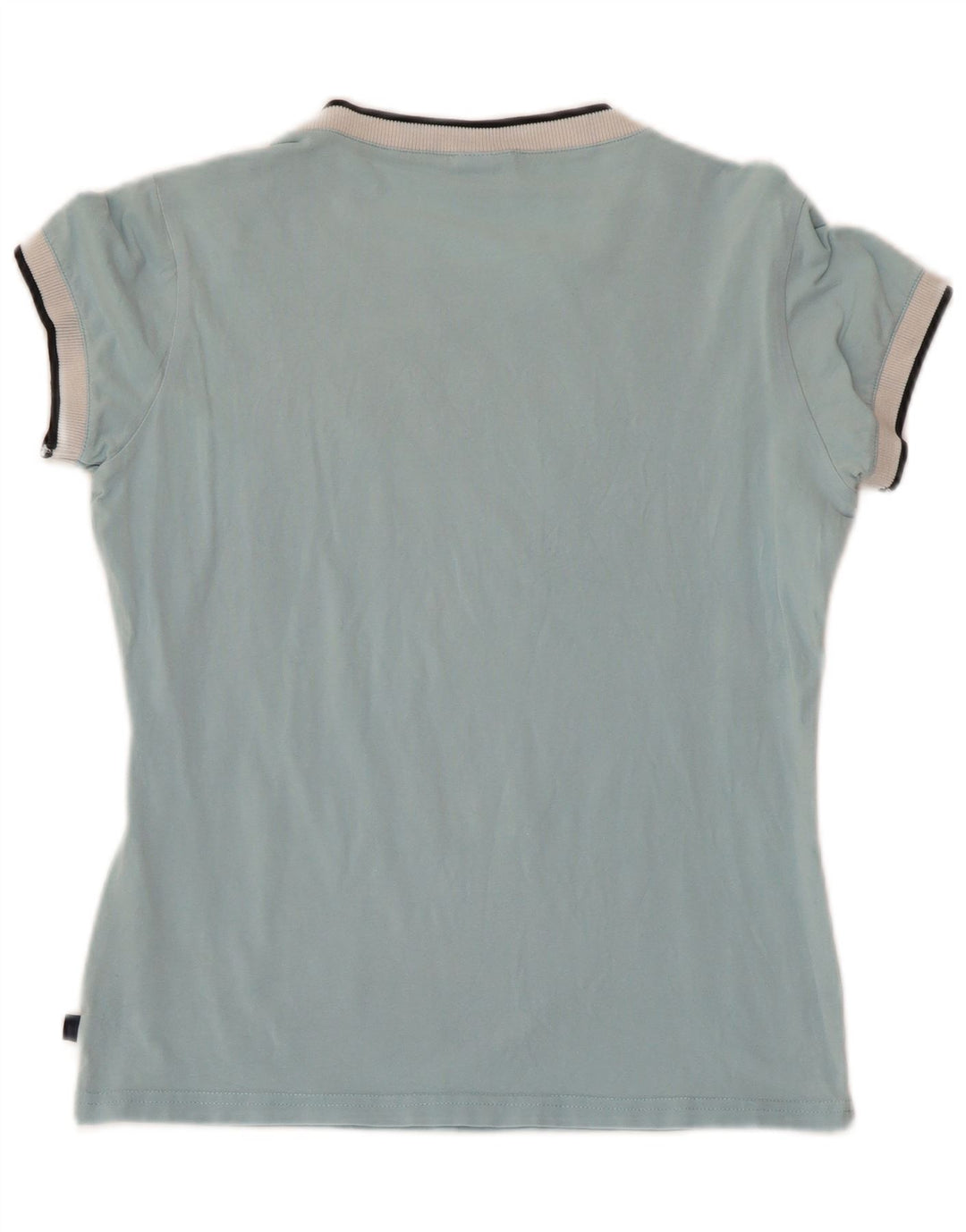 Γυναικείο γραφικό μπλουζάκι ASICS Top UK 12 μεσαίο μπλε βαμβακερό