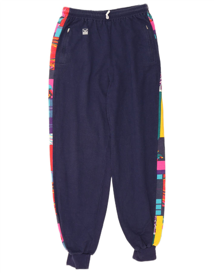 TRIGEMA Γυναικεία Ολόσωμη φόρμα UK 14 Medium Navy Blue Patchwork Βαμβακερό