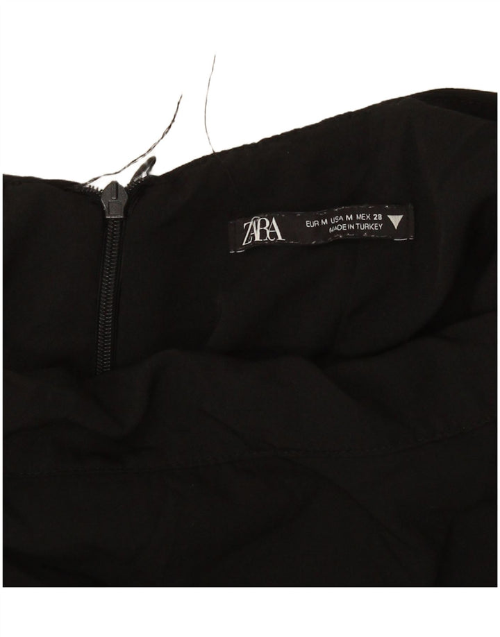 Zara Γυναικείο Mini Off Shoulder Φόρεμα UK 14 Medium Black