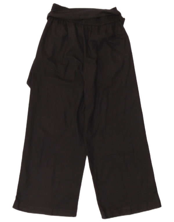 Zara Γυναικείο Παντελόνι Ψηλόμεσο Φαρδύ πόδι XS W24 L23 Μαύρο