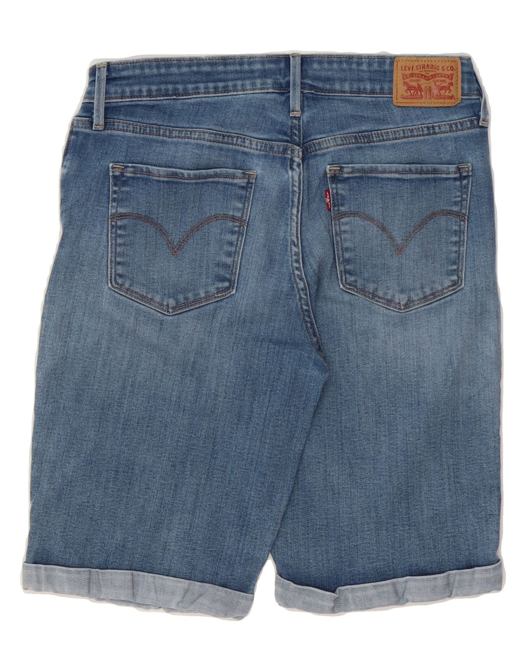 LEVI'S Womens Denim Shorts W28 Medium   Blue Cotton Vintage Levi's and Second-Hand Levi's from Messina Hembry 