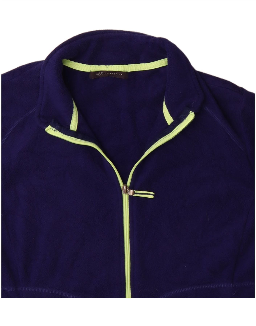 Marks & Spencer Γυναικείο Fleece Jacket UK 20 2XL Purple Polyester