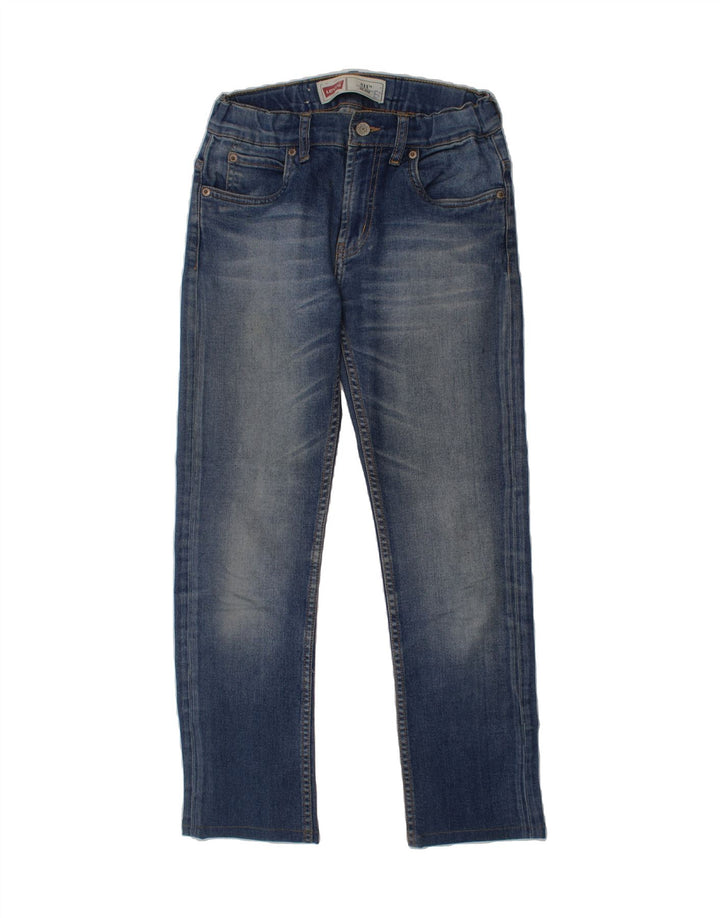 LEVI'S Boys 511 Slim Jeans 9-10 Years W26 L25 Blue Vintage Levi's and Second-Hand Levi's from Messina Hembry 