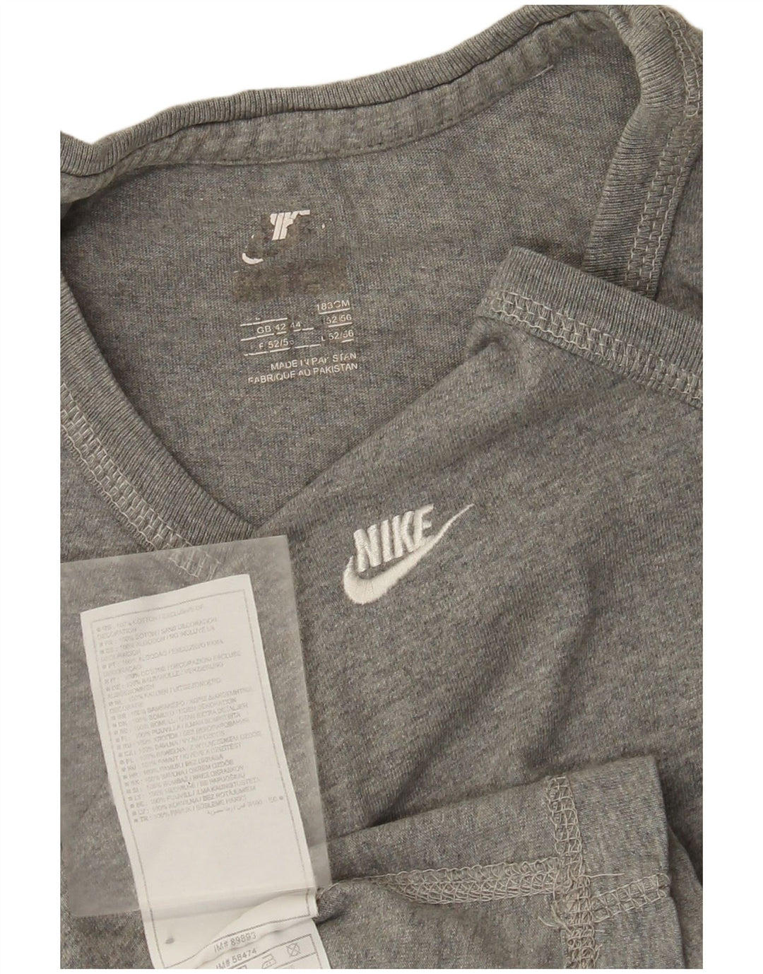 Ανδρικό γιλέκο Nike UK 42/44 μεγάλο βαμβακερό γκρι