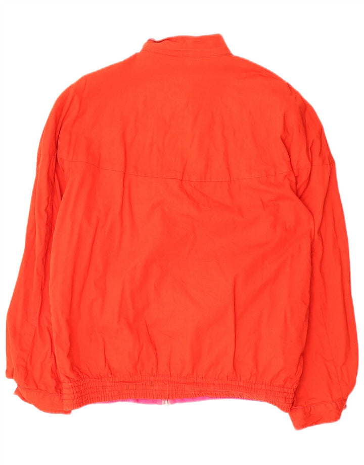 Vintage Γυναικείο Reversible Bomber Jacket UK 12 Medium Pink Geometric