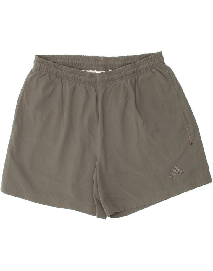 ADIDAS Mens Sport Shorts Large  Grey Polyester Vintage Adidas and Second-Hand Adidas from Messina Hembry 