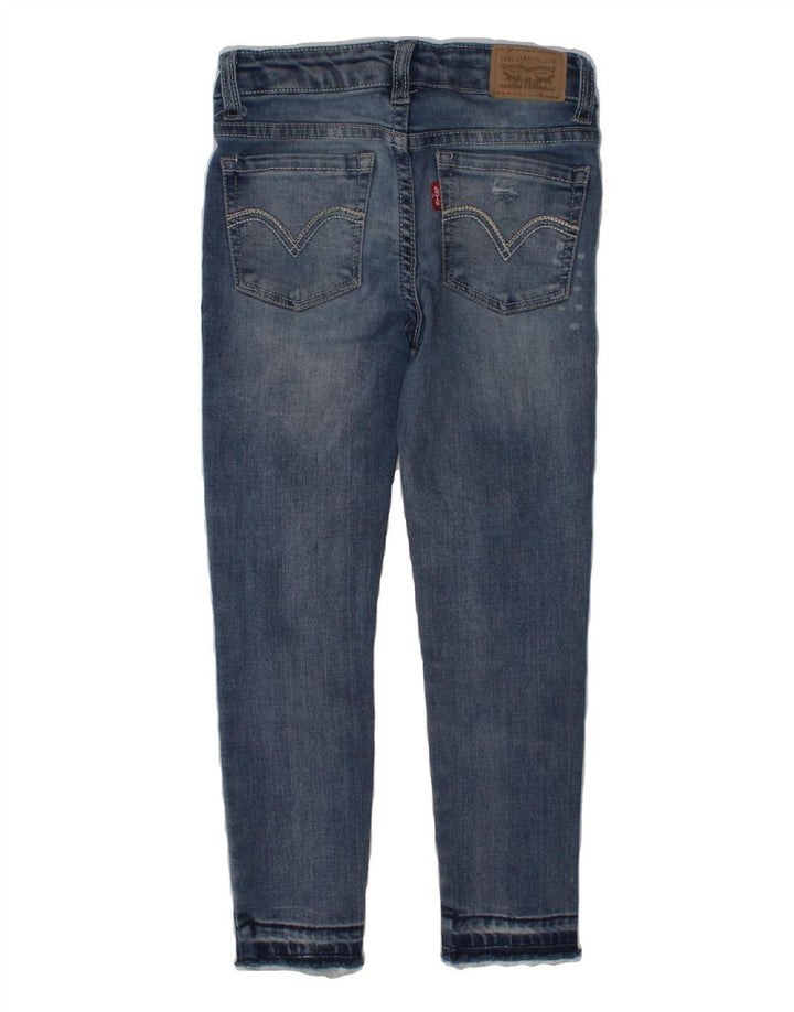 LEVI'S Girls Skinny Jeans 4-5 Years W20 L17  Blue Cotton | Vintage Levi's | Thrift | Second-Hand Levi's | Used Clothing | Messina Hembry 