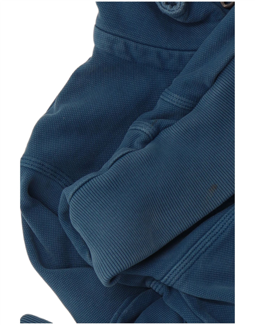 FAT FACE Ανδρικό φούτερ με φερμουάρ, μεσαίο μπλε βαμβακερό