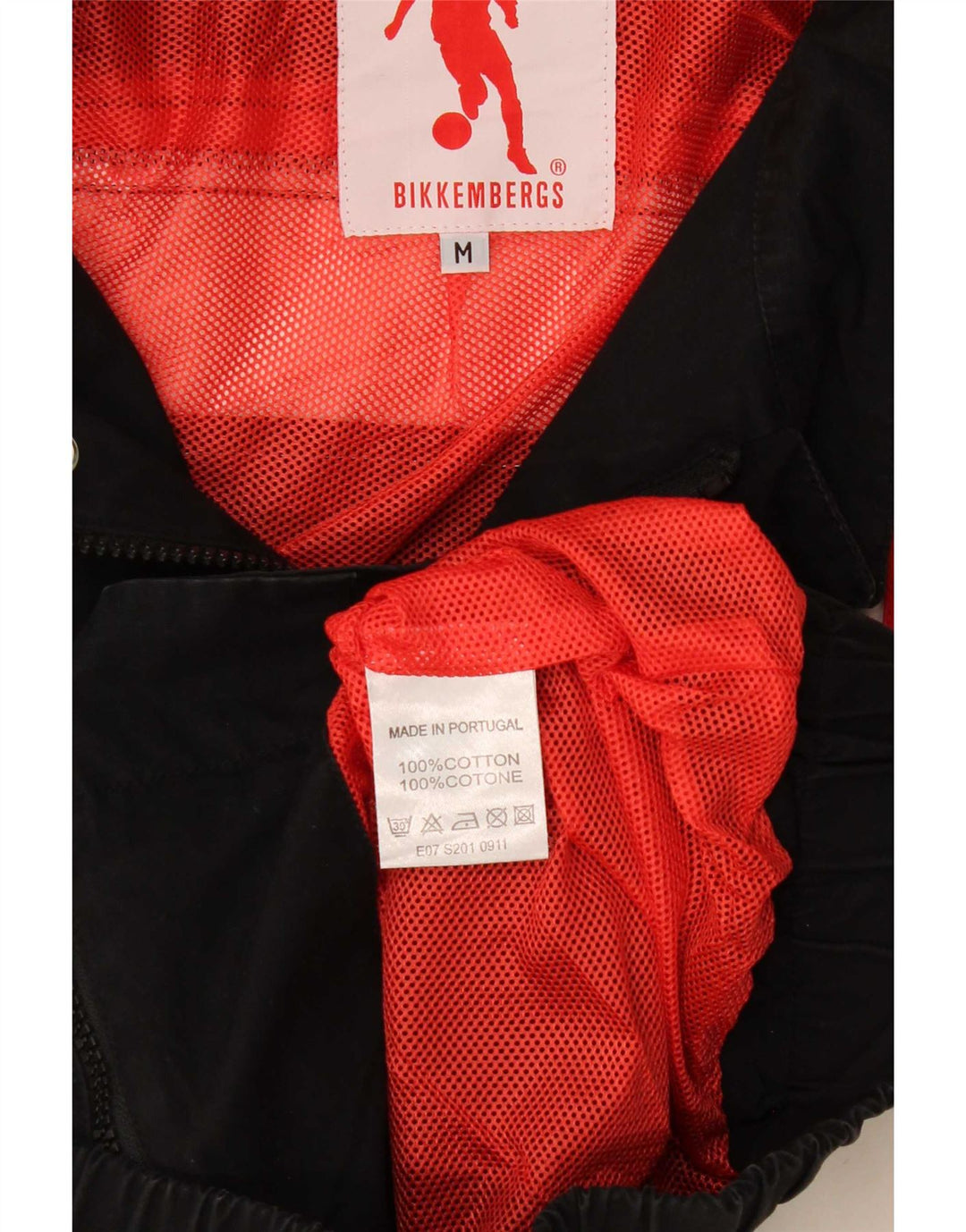 Bikkembergs Γυναικείο Bomber Jacket UK 14 Medium Black Colourblock Βαμβακερό