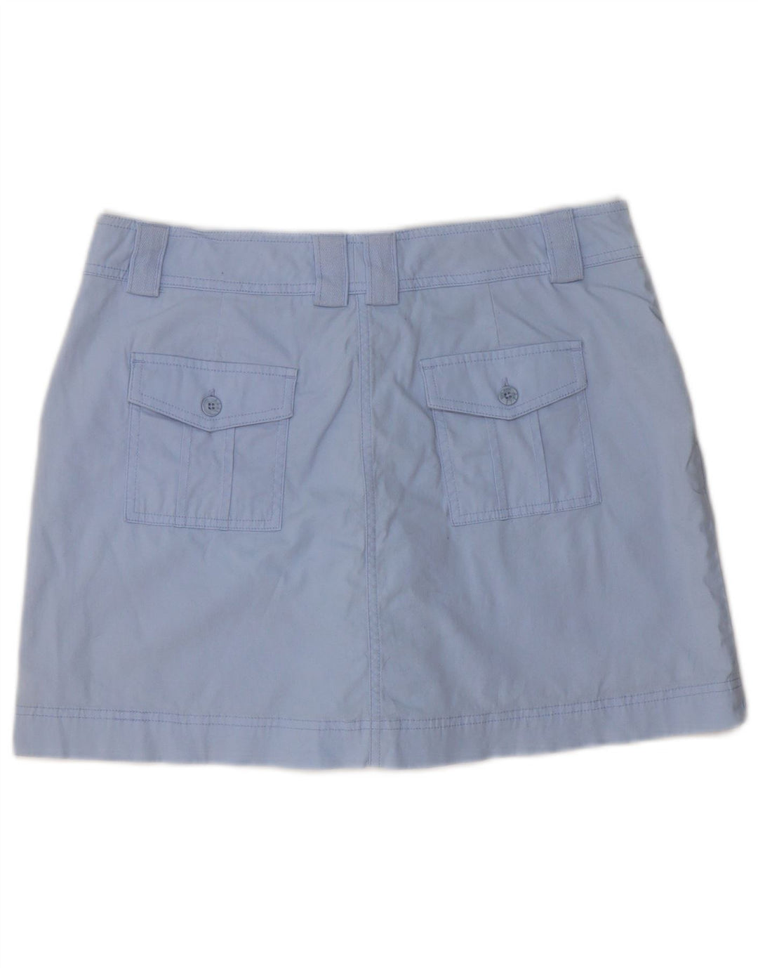 DOCKERS Γυναικεία Μίνι Φούστα US 6 Medium W34 Μπλε Βαμβακερή