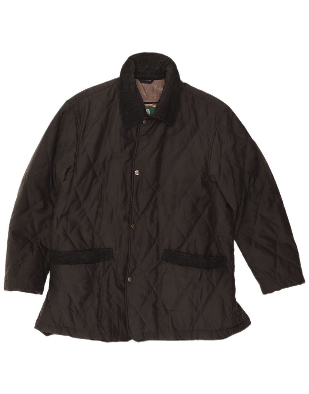 Ανδρικό καπιτονέ μπουφάν Corneliani IT 50 Large Black Classic