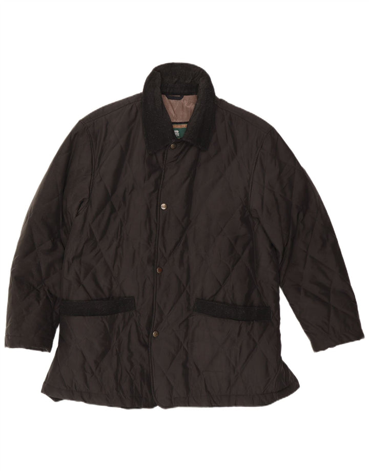 Ανδρικό καπιτονέ μπουφάν Corneliani IT 50 Large Black Classic