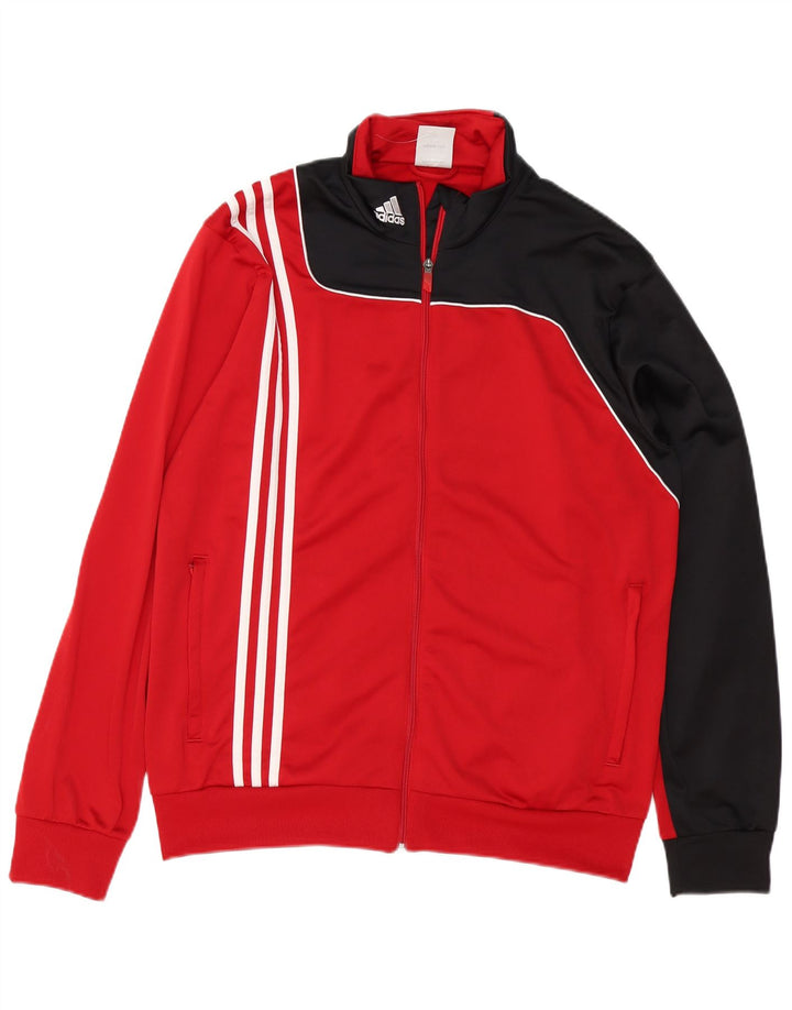 Ανδρική φόρμα Adidas Top Jacket UK 44/46 Large Red Colourblock Polyester
