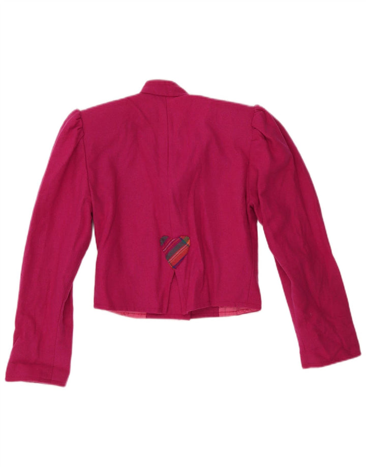 VINTAGE Γυναικείο σακάκι blazer 2 κουμπιών UK 6 XS Pink