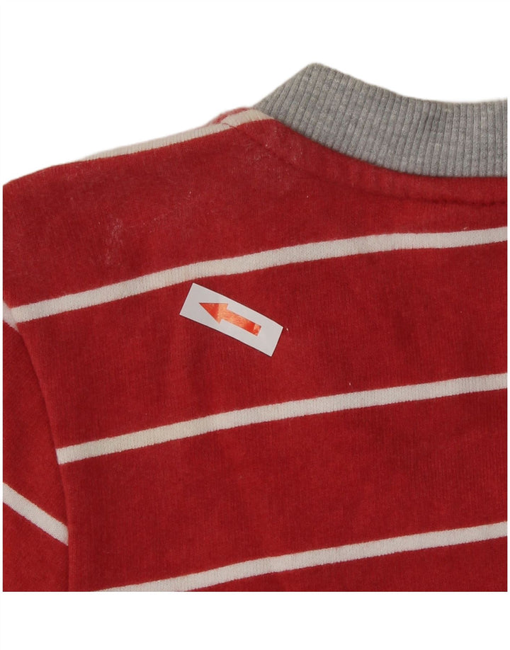 Timberland Γυναικεία φούτερ μεγάλου μεγέθους Jumper UK 10 Small Red ριγέ