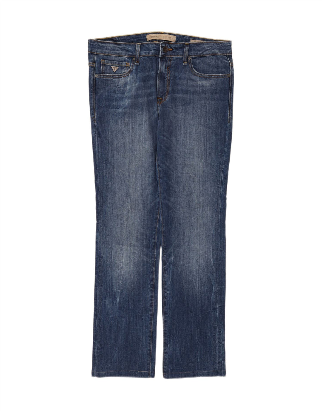 Ανδρικό τζιν ίσιο Guess W34 L32 Μπλε βαμβακερό