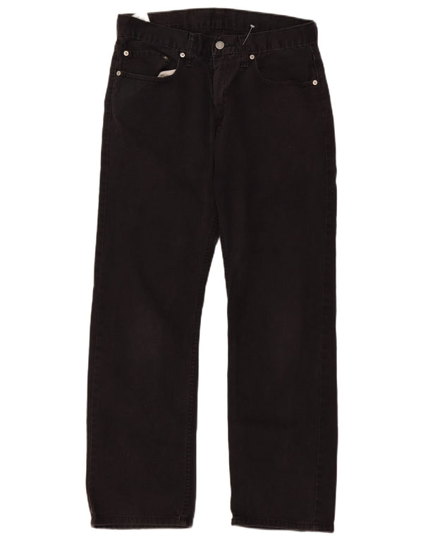 LEVI'S Ανδρικό τζιν 514 ίσιο W32 L30 Μαύρο βαμβακερό