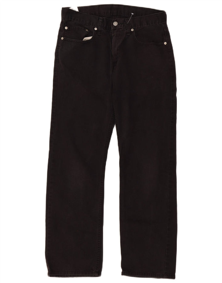 LEVI'S Ανδρικό τζιν 514 ίσιο W32 L30 Μαύρο βαμβακερό