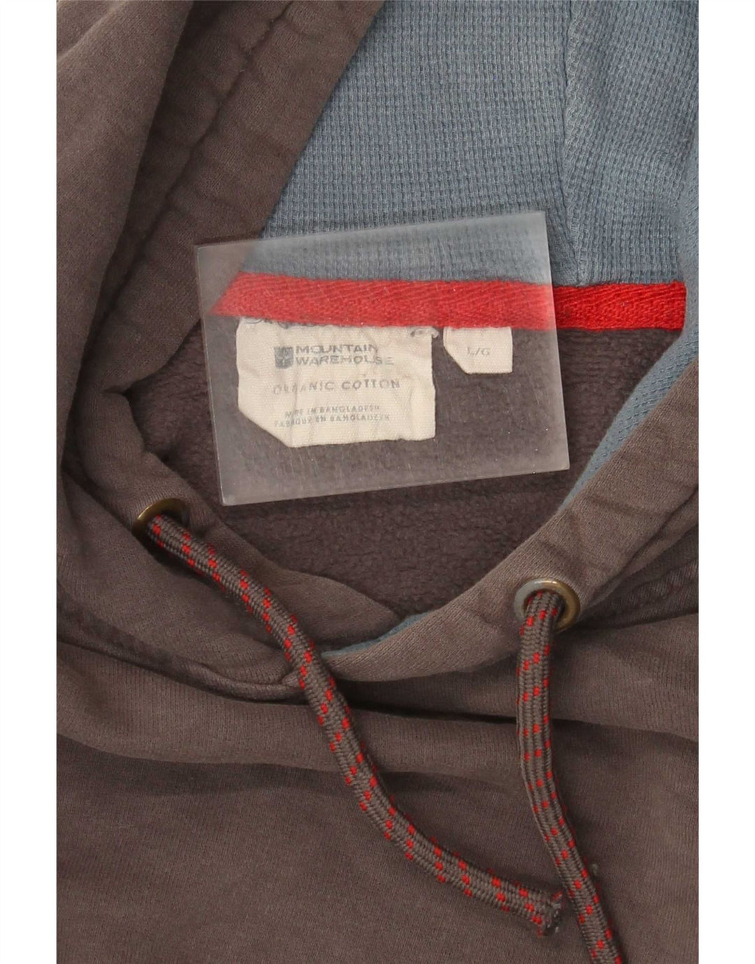 Mountain Warehouse Ανδρικά Hoodie Jumper Μεγάλο Γκρι Βαμβακερό