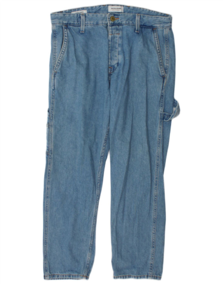 Jack & Jones Γυναικείο τζιν Cargo Straight W34 L30 Μπλε βαμβακερό