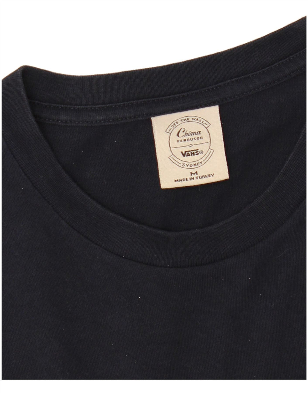 Ανδρικό γραφικό T-Shirt Vans Top Μεσαίο Navy Μπλε Βαμβακερό