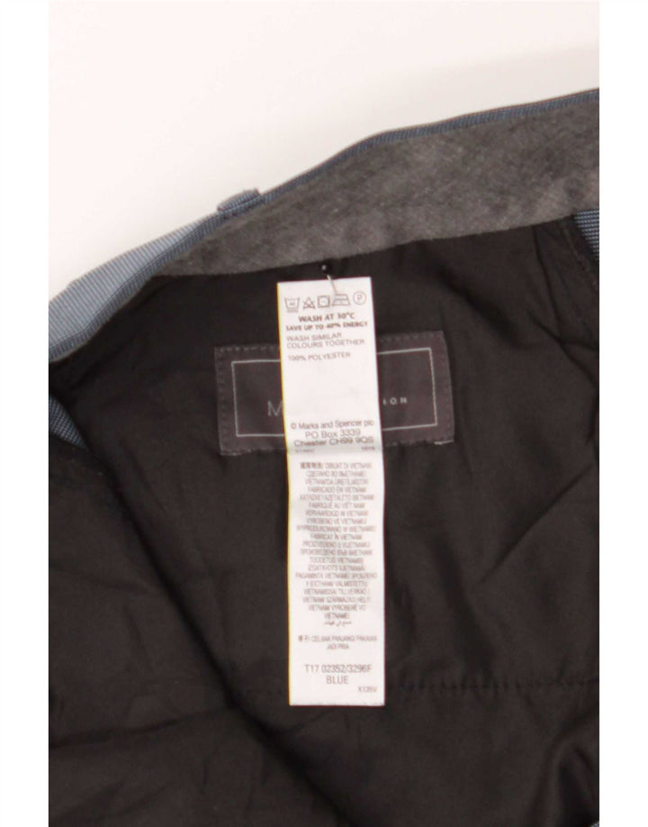Marks & Spencer Ανδρικό ίσιο παντελόνι W44 L29 Grey Polyester