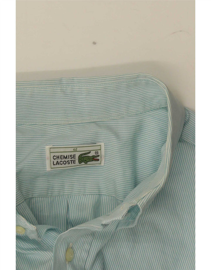 Ανδρικό κοντομάνικο πουκάμισο Lacoste Μέγεθος 42 Large Μπλε