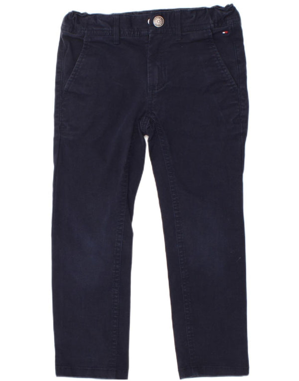 Tommy Hilfiger Boys ίσιο παντελόνι Chino 5-6 ετών W22 L18 Navy Blue