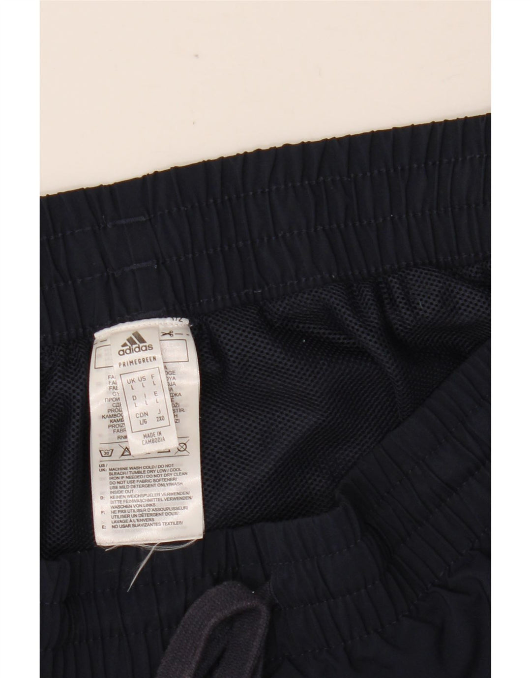 Ανδρικό Αθλητικό Σορτς ADIDAS Primegreen Μεγάλο Navy Blue Polyester