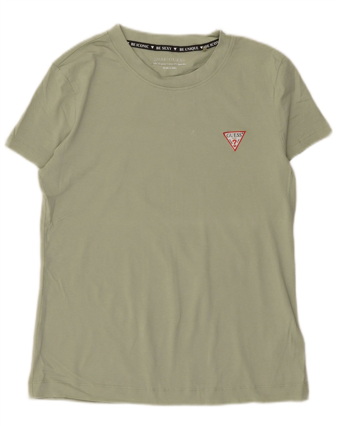 Guess Γυναικείο T-Shirt Top UK 12 Μεσαίο πράσινο βαμβακερό