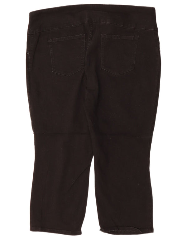 Γυναικείο ψηλόμεσο παντελόνι Capri Sculpting LEE US 20 3XL W40 L22 Μαύρο