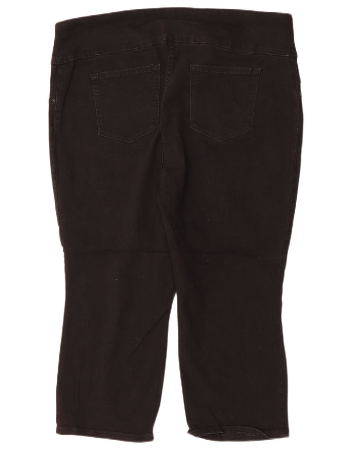 Γυναικείο ψηλόμεσο παντελόνι Capri Sculpting LEE US 20 3XL W40 L22 Μαύρο