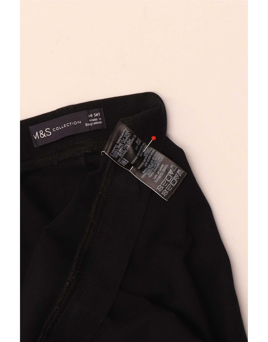 Marks & Spencer Γυναικείο Κολάν UK 14 Μεγάλο μαύρο βαμβακερό