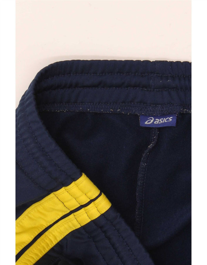 Παντελόνι ανδρικής φόρμας Asics Μικρό μπλε Navy Colorblock Πολυεστέρας