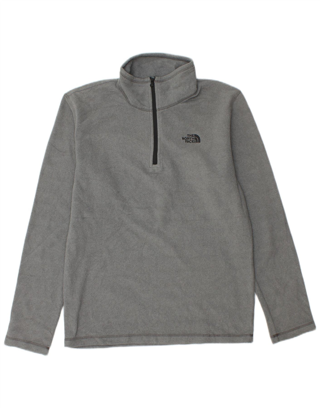 THE NORTH FACE Ανδρικό φερμουάρ Fleece Jumper Μικρός Γκρι Πολυεστέρας