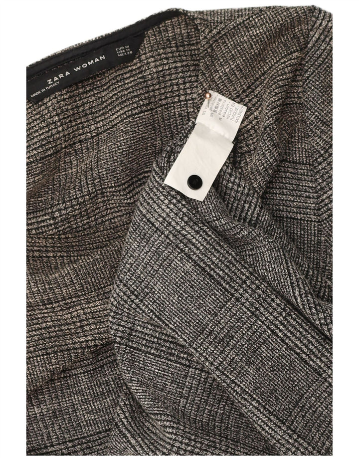Zara Γυναικείο φόρεμα Shift UK 12 μεσαίο γκρι βισκόζη