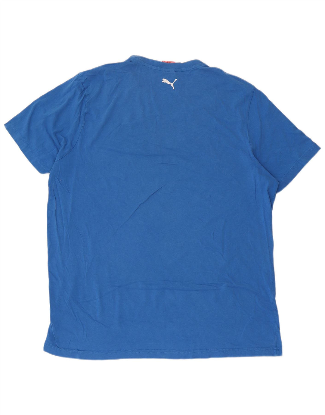 Ανδρικό γραφικό T-Shirt PUMA Top 2XL Μπλε βαμβακερό