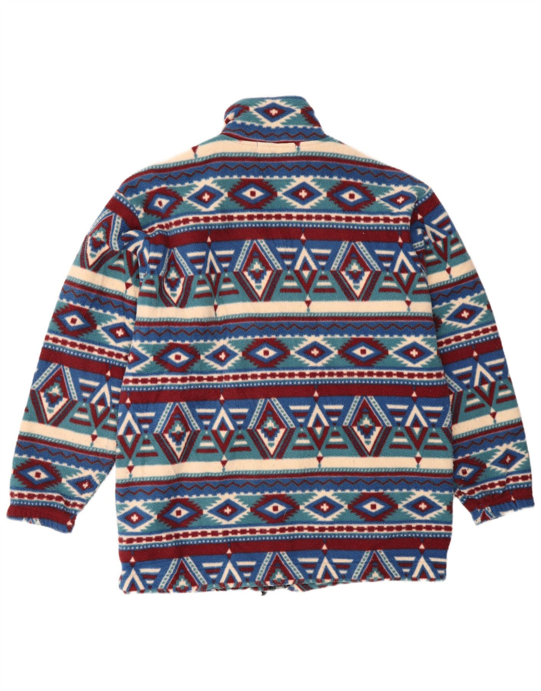 CAMPAGNOLO Ανδρικό Fleece Jacket UK 40 μεγάλο μπλε γεωμετρικό πολυεστέρα