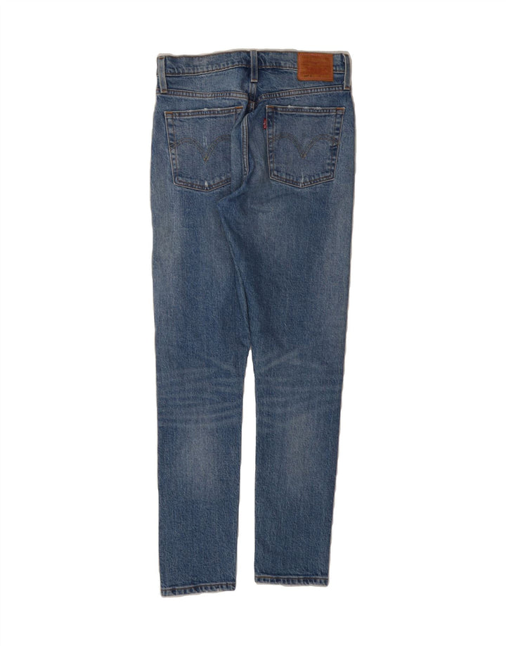 LEVI'S Womens Distressed Skinny Jeans W27 L30 Blue Cotton Vintage Levi's and Second-Hand Levi's from Messina Hembry 