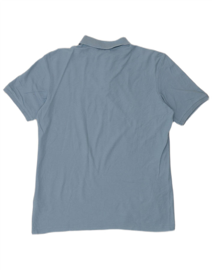 Ανδρικό πουκάμισο πόλο FILA μεγάλο μπλε βαμβακερό